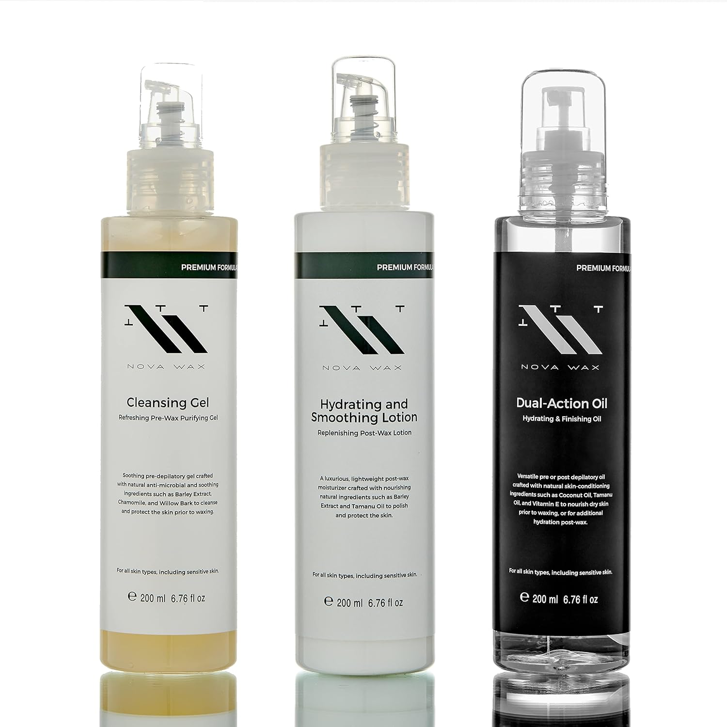 Nova Wax Pre and Post Waxing Products, Before and After Waxing Skin Care for Professional Estheticians, Waxing Kit.